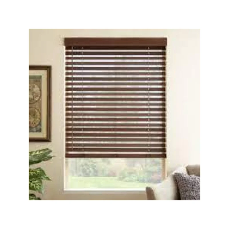 Faux wood blinds at Stafford's Discount Carpets in Redlands, CA.